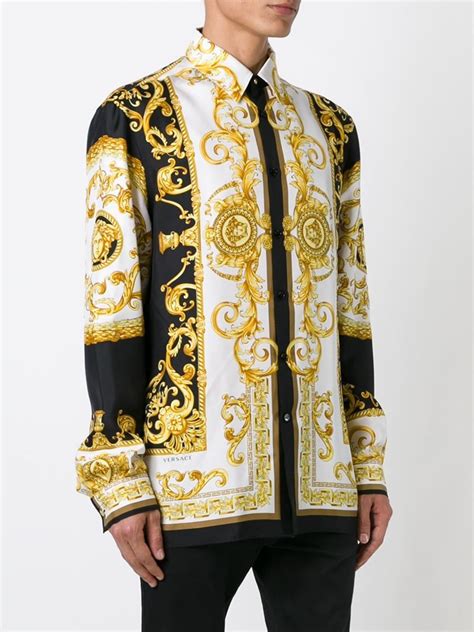 reason versace style shirt|Versace style shirts for men.